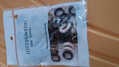 Small Ponytail Rubber Bands for Hair (Pack of 50 / Multicolour)