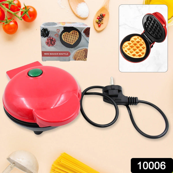 Mini Waffle Maker Machine – Non-Stick Quick Breakfast Tool